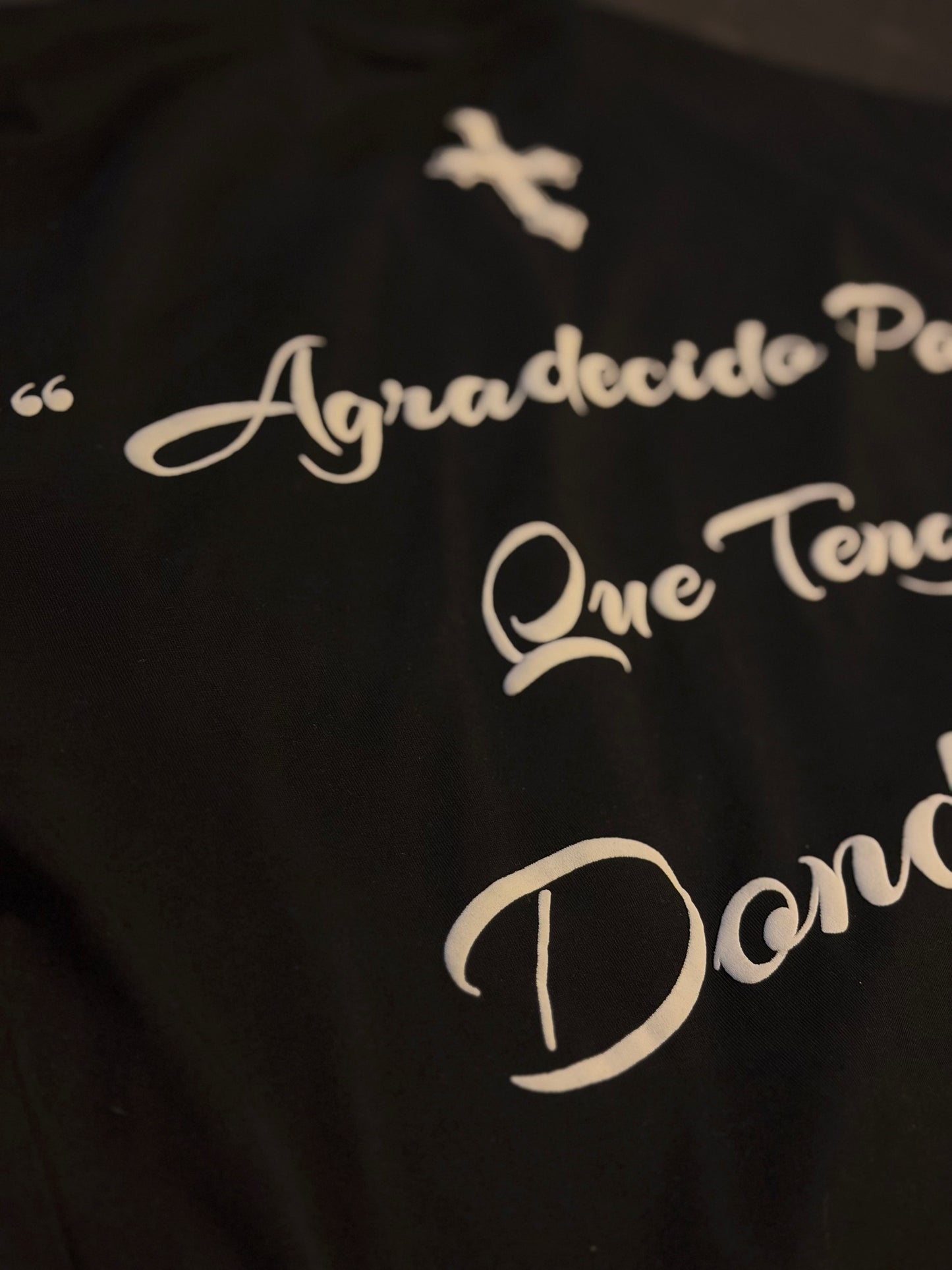 Black White Rosary T-shirt