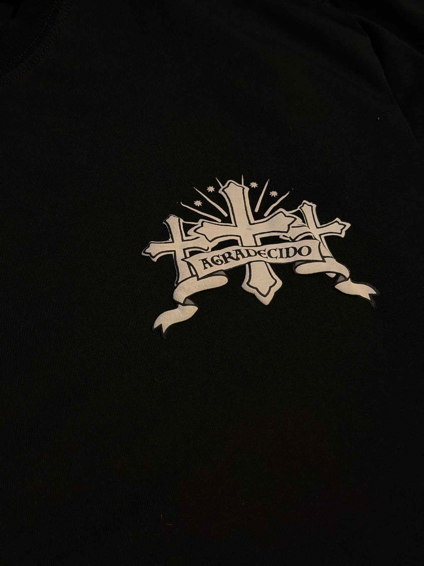 Black White Rosary T-shirt